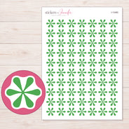 I-13480 planner sticker sheet with enlarged sticker detail