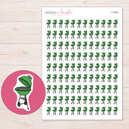 I-13482 planner sticker sheet with enlarged sticker detail