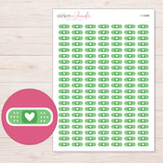 I-13488 planner sticker sheet with enlarged sticker detail