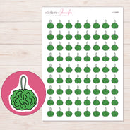 I-13491 planner sticker sheet with enlarged sticker detail