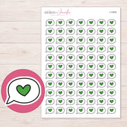 I-13509 planner sticker sheet with enlarged sticker detail
