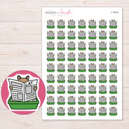I-13518 planner sticker sheet with enlarged sticker detail