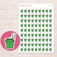 I-13520 planner sticker sheet with enlarged sticker detail