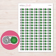 I-13530 planner sticker sheet with enlarged sticker detail