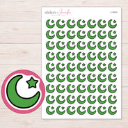 I-13532 planner sticker sheet with enlarged sticker detail
