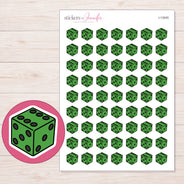 I-13545 planner sticker sheet with enlarged sticker detail