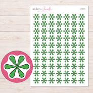 I-13551 planner sticker sheet with enlarged sticker detail