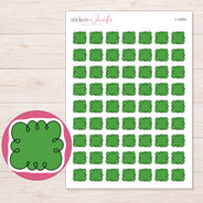 I-13554 planner sticker sheet with enlarged sticker detail