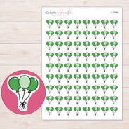 I-13566 planner sticker sheet with enlarged sticker detail