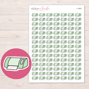 I-13567 planner sticker sheet with enlarged sticker detail