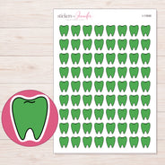 I-13568 planner sticker sheet with enlarged sticker detail