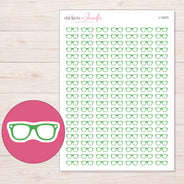 I-13573 planner sticker sheet with enlarged sticker detail