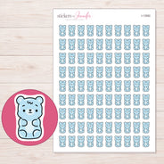I-13582 planner sticker sheet with enlarged sticker detail