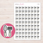 I-13586 planner sticker sheet with enlarged sticker detail