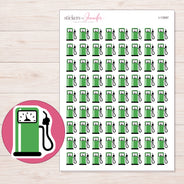 I-13587 planner sticker sheet with enlarged sticker detail