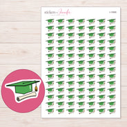 I-13590 planner sticker sheet with enlarged sticker detail