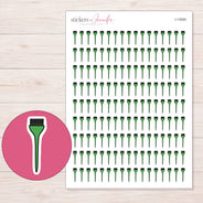 I-13595 planner sticker sheet with enlarged sticker detail