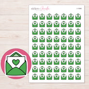 I-13596 planner sticker sheet with enlarged sticker detail