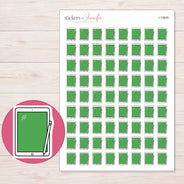 I-13605 planner sticker sheet with enlarged sticker detail