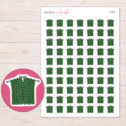 I-13610 planner sticker sheet with enlarged sticker detail