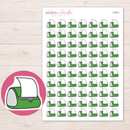 I-13611 planner sticker sheet with enlarged sticker detail