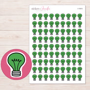 I-13616 planner sticker sheet with enlarged sticker detail
