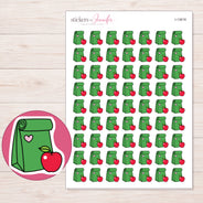 I-13618 planner sticker sheet with enlarged sticker detail