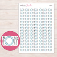 I-13623 planner sticker sheet with enlarged sticker detail
