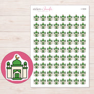 I-13630 planner sticker sheet with enlarged sticker detail