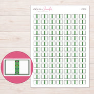 I-13634 planner sticker sheet with enlarged sticker detail
