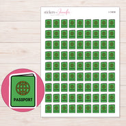 I-13638 planner sticker sheet with enlarged sticker detail