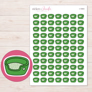 I-13643 planner sticker sheet with enlarged sticker detail
