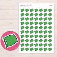 I-13645 planner sticker sheet with enlarged sticker detail