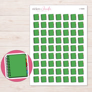 I-13649 planner sticker sheet with enlarged sticker detail