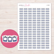 I-13655 planner sticker sheet with enlarged sticker detail