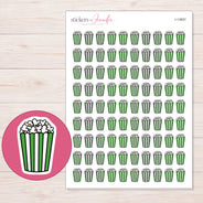 I-13657 planner sticker sheet with enlarged sticker detail