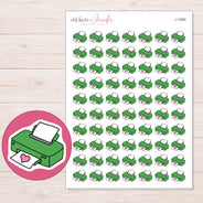 I-13660 planner sticker sheet with enlarged sticker detail