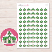 I-13672 planner sticker sheet with enlarged sticker detail