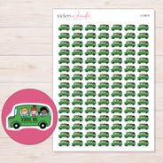 I-13673 planner sticker sheet with enlarged sticker detail
