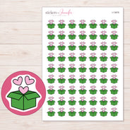 I-13676 planner sticker sheet with enlarged sticker detail