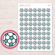 I-13684 planner sticker sheet with enlarged sticker detail