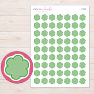 I-13688 planner sticker sheet with enlarged sticker detail