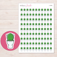 I-13693 planner sticker sheet with enlarged sticker detail