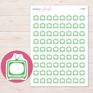 I-13694 planner sticker sheet with enlarged sticker detail