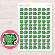 I-13696 planner sticker sheet with enlarged sticker detail
