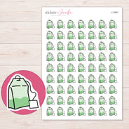 I-13697 planner sticker sheet with enlarged sticker detail