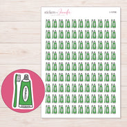 I-13706 planner sticker sheet with enlarged sticker detail