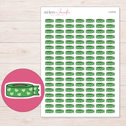 I-13719 planner sticker sheet with enlarged sticker detail