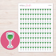 I-13732 planner sticker sheet with enlarged sticker detail