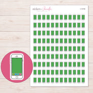 I-13735 planner sticker sheet with enlarged sticker detail